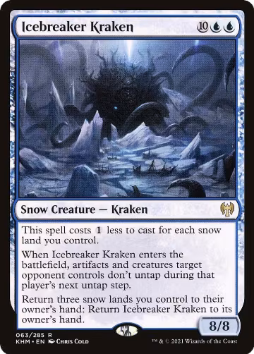 Icebreaker Kraken (63), Kaldheim — Magic card price