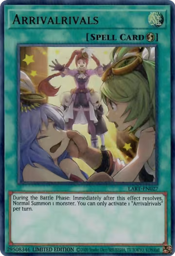 Arrivalrivals (LART-EN027), The Lost Art Promotion — Yu-Gi-Oh! card price