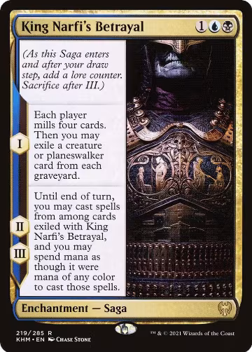 King Narfi's Betrayal (219), Kaldheim — Magic card price