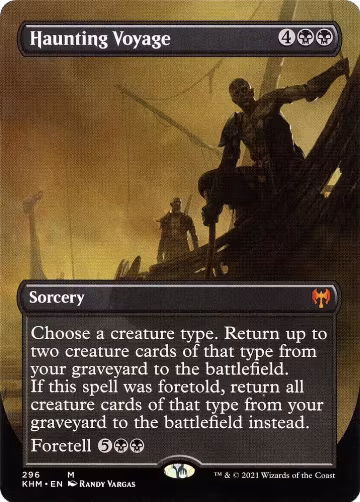 Haunting Voyage (Borderless) (296), Kaldheim — Magic card price