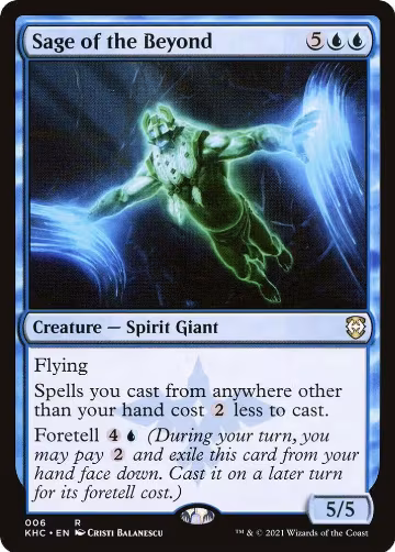 Sage of the Beyond (6), Commander: Kaldheim — Magic card price