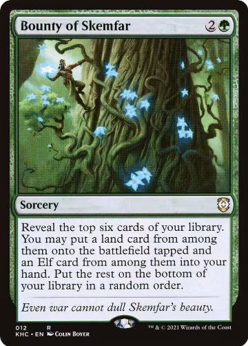 Bounty of Skemfar (12), Commander: Kaldheim — Magic card price