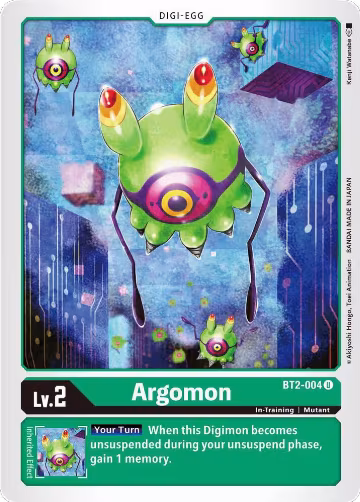 Argomon - BT2-004 (BT2-004 U), Release Special Booster 1.5 — Digimon card price