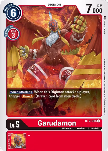 Garudamon - BT2-015 (BT2-015 C), Release Special Booster 1.5 — Digimon card price