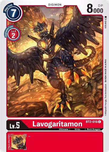 Lavogaritamon (BT2-016 C), Release Special Booster 1.5 — Digimon card price
