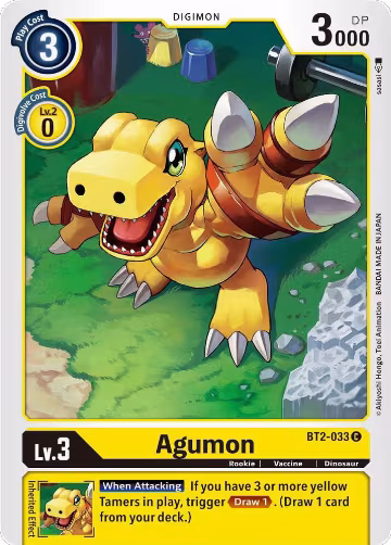 Agumon - BT2-033 (BT2-033 C), Release Special Booster 1.5 — Digimon card price