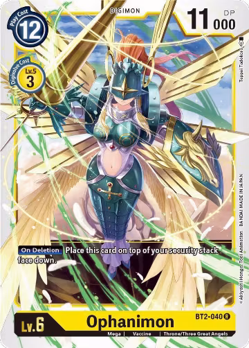 Ophanimon (BT2-040 R), Release Special Booster 1.5 — Digimon card price
