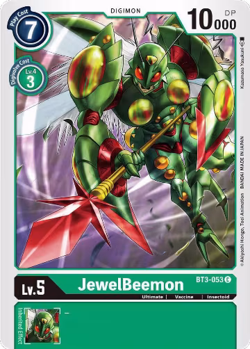 JewelBeemon (BT3-053 C), Release Special Booster 1.5 — Digimon card price