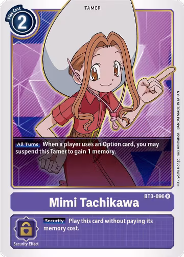 Mimi Tachikawa - BT3-096 (BT3-096 R), Release Special Booster 1.5 — Digimon card price