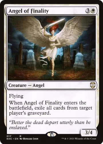 Angel of Finality (17), Commander: Kaldheim — Magic card price