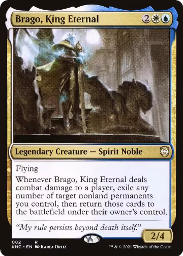 Brago, King Eternal (82), Commander: Kaldheim — Magic card price
