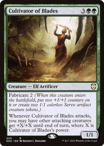 Cultivator of Blades (55), Commander: Kaldheim — Magic card price