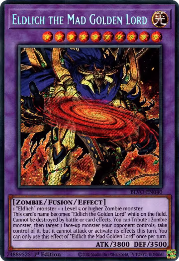 Eldlich the Mad Golden Lord (BLVO-EN040), Blazing Vortex — Yu-Gi-Oh! card price