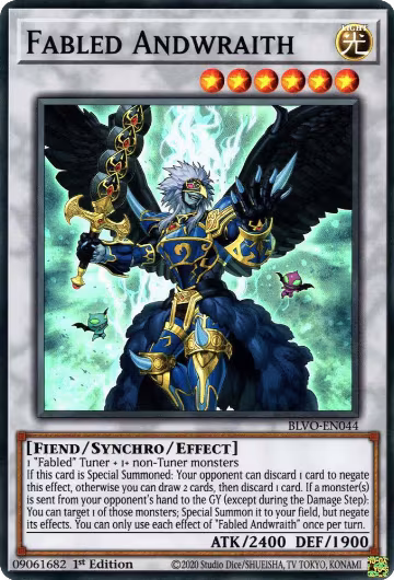 Fabled Andwraith (BLVO-EN044), Blazing Vortex — Yu-Gi-Oh! card price