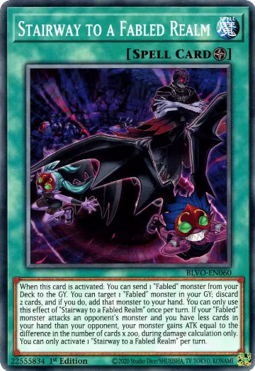 Stairway to a Fabled Realm (BLVO-EN060), Blazing Vortex — Yu-Gi-Oh! card price