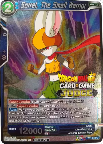 Sorrel, The Small Warrior (TB1-044), Judge Promotion Cards — DB Super card price