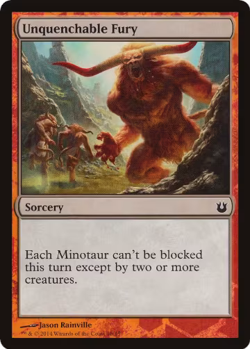Unquenchable Fury (Battle the Horde) (10), Hero's Path Promos — Magic card price