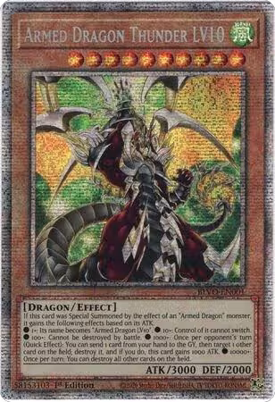 Armed Dragon Thunder LV10 (Starlight Rare) (BLVO-EN001) — card price