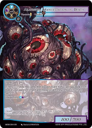 Azathoth, Manifestation of Death (MSW-084), The Magic Stone War - Zero — Force of Will card price