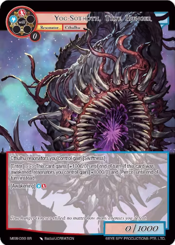 Yog-Sothoth, True Hunger (MSW-099), The Magic Stone War - Zero — Force of Will card price