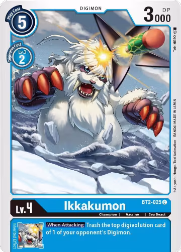 Ikkakumon - BT2-025 (BT2-025 C), Release Special Booster 1.5 — Digimon card price