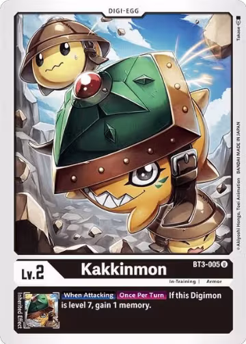 Kakkinmon (BT3-005 U), Release Special Booster 1.5 — Digimon card price