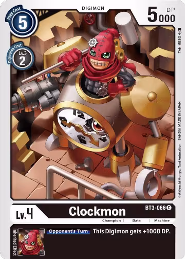 Clockmon (BT3-066 C), Release Special Booster 1.5 — Digimon card price