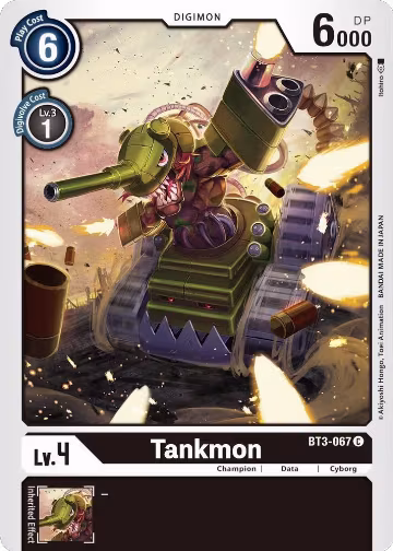 Tankmon (BT3-067 C), Release Special Booster 1.5 — Digimon card price