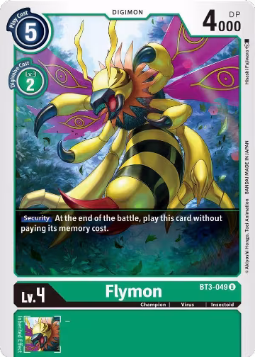 Flymon (BT3-049 U), Release Special Booster 1.5 — Digimon card price