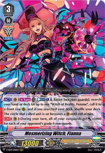Mesmerizing Witch, Fianna (V-SS07/008EN), V-SS07: Clan Selection Plus Vol.1 — Vanguard card price