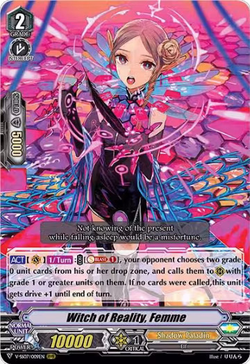 Witch of Reality, Femme (V-SS07/009EN), V-SS07: Clan Selection Plus Vol.1 — Vanguard card price
