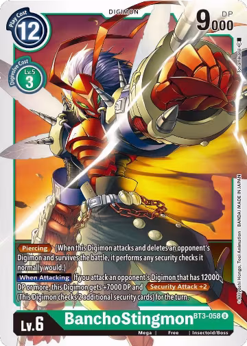 BanchoStingmon (BT3-058 U), Release Special Booster 1.5 — Digimon card price