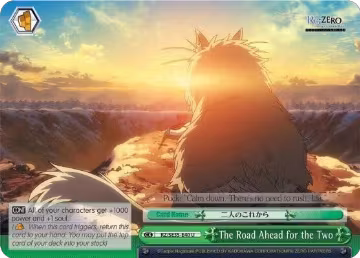 The Road Ahead for the Two (RZ/SE35-E40 U), ZERO: The Frozen Bond — Weiß Schwarz card price