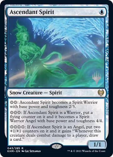Ascendant Spirit (43), Promo Pack: Kaldheim — Magic card price