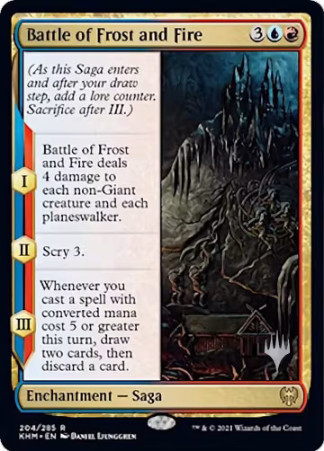 Battle of Frost and Fire (204), Promo Pack: Kaldheim — Magic card price