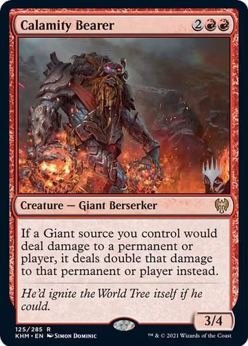 Calamity Bearer (125), Promo Pack: Kaldheim — Magic card price