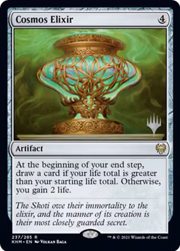 Cosmos Elixir (237), Promo Pack: Kaldheim — Magic card price
