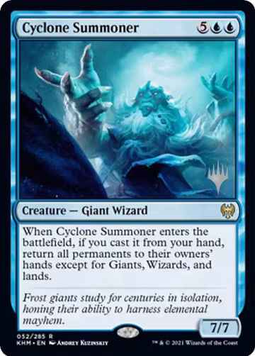 Cyclone Summoner (52), Promo Pack: Kaldheim — Magic card price
