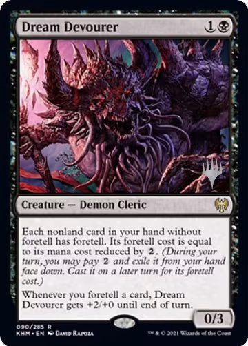 Dream Devourer (90), Promo Pack: Kaldheim — Magic card price