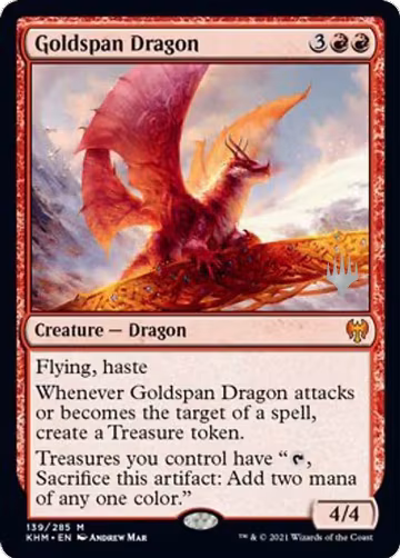 Goldspan Dragon (139) — card price