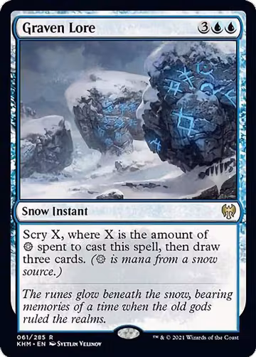 Graven Lore (61), Promo Pack: Kaldheim — Magic card price