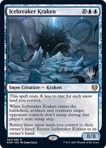 Icebreaker Kraken (63), Promo Pack: Kaldheim — Magic card price