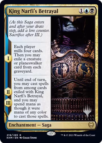 King Narfi's Betrayal (219), Promo Pack: Kaldheim — Magic card price