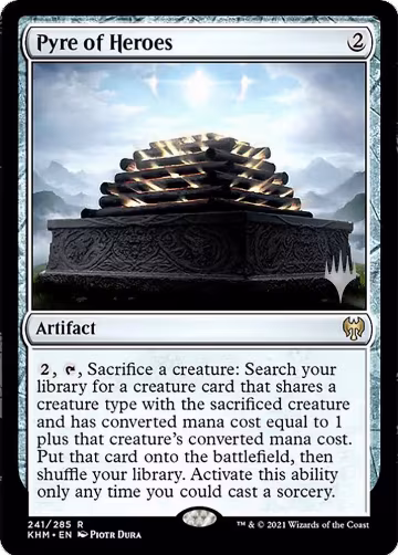 Pyre of Heroes (241), Promo Pack: Kaldheim — Magic card price