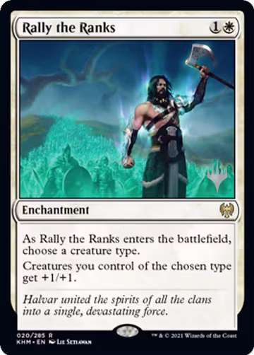 Rally the Ranks (20), Promo Pack: Kaldheim — Magic card price