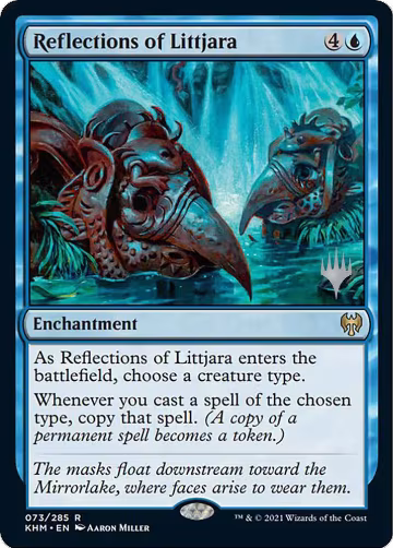 Reflections of Littjara (73), Promo Pack: Kaldheim — Magic card price