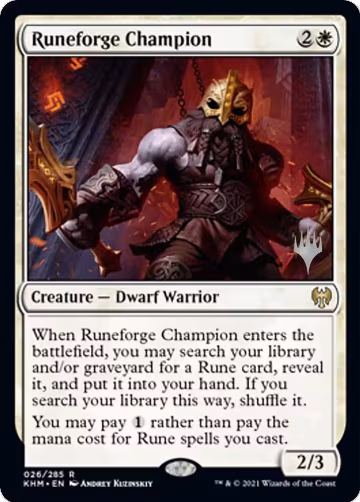 Runeforge Champion (26), Promo Pack: Kaldheim — Magic card price