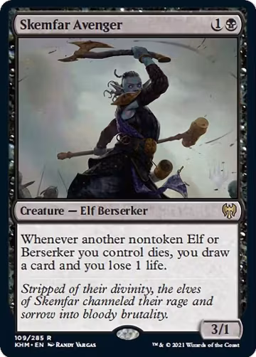 Skemfar Avenger (109), Promo Pack: Kaldheim — Magic card price