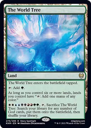 The World Tree (275), Promo Pack: Kaldheim — Magic card price
