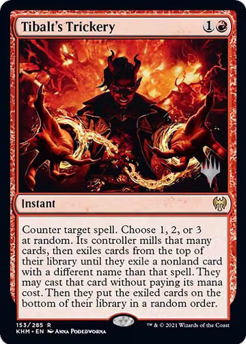 Tibalt's Trickery (153), Promo Pack: Kaldheim — Magic card price